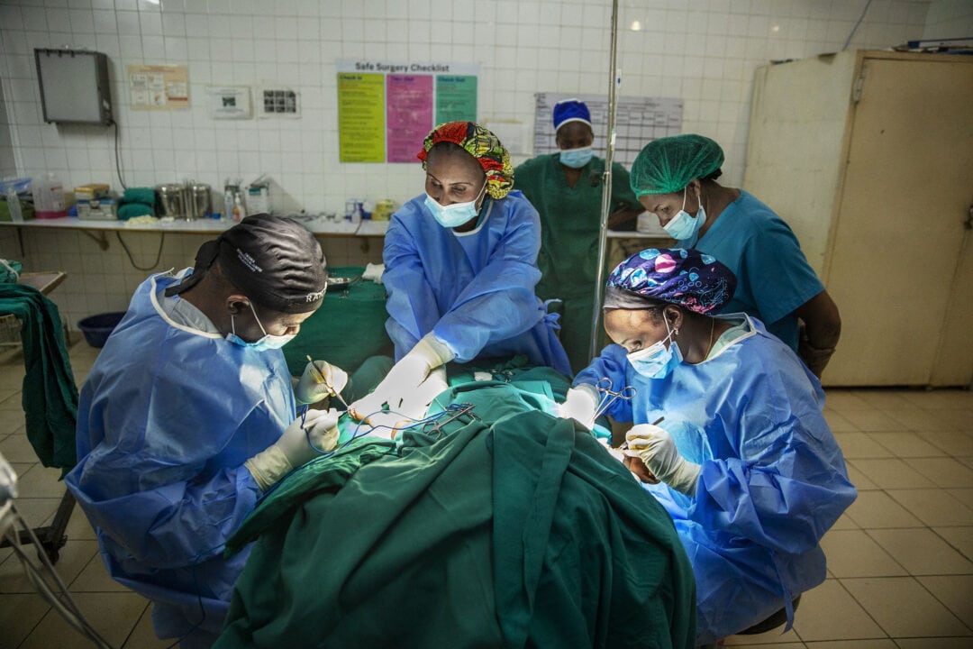 Local surgeons at work