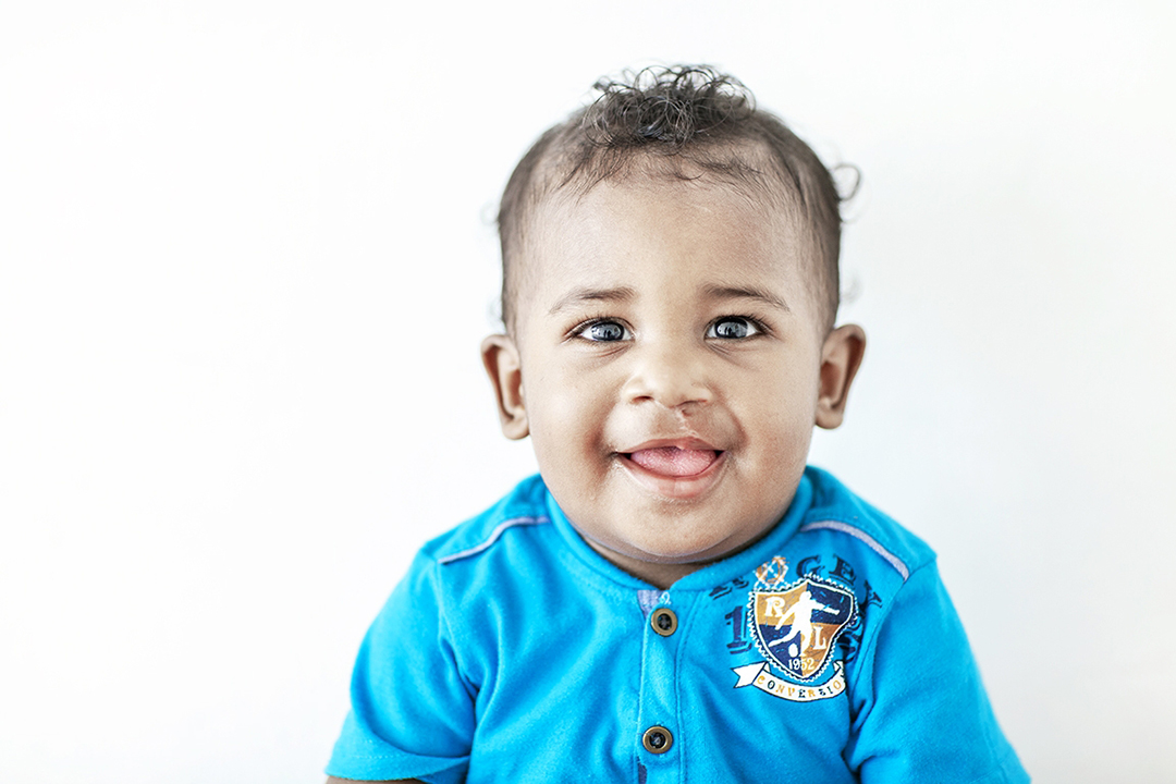 Jose Luis smiles after cleft surgery. Photo by Carlos Rueda.