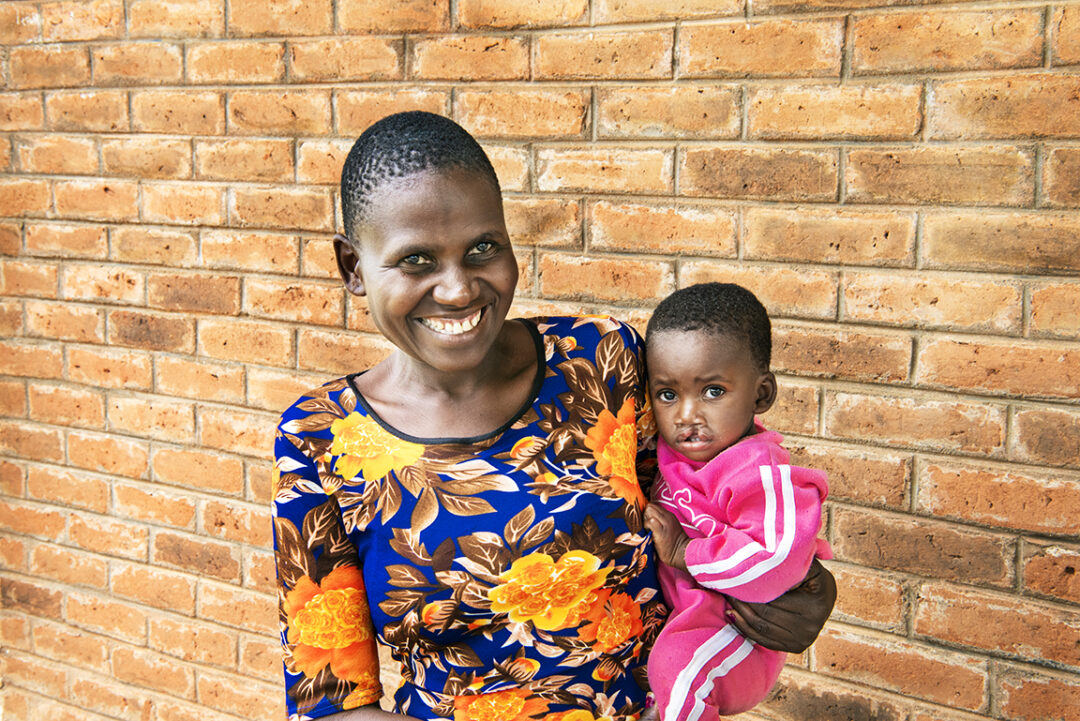 Favour and her mother. Photo: Margherita Mirabella
