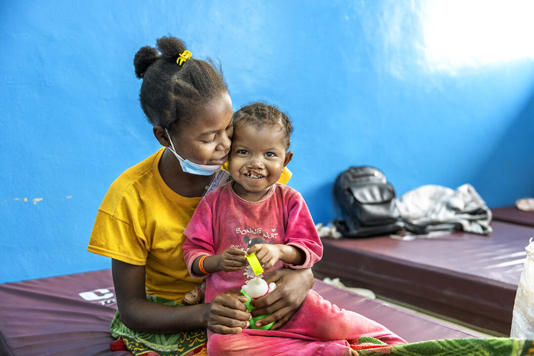 Claricia and her mum Florette. Photo: Lorenzo Monacelli